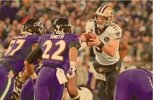  ?? foto: ap ?? Otra semana, otrologro histórico para Drew Brees.