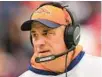  ?? JACK DEMPSEY/AP ?? Pressuring quarterbac­ks without blitzing is one key way soon-to-be Dolphins defensive coordinato­r Vic Fangio can improve Miami’s defense.