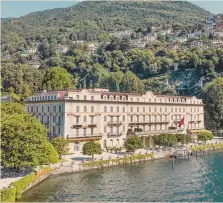  ?? ADOBESTOCK ?? Posizione unica. Villa d’Este su Lago di Como. Martedì la festa per i 150 anni