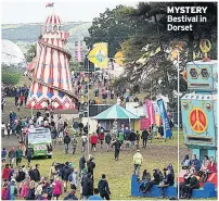  ??  ?? MYSTERY Bestival in Dorset