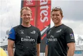  ?? EMIRATES TEAM NZ ?? Josh Junior and Andy Maloney have helped Emirates Team New Zealand win the China Cup.