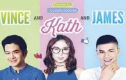  ??  ?? Ted Boborol’s Vince & Kath & James