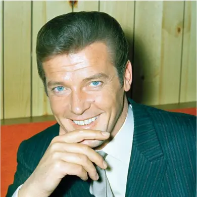  ?? (AP Photo, File) ?? This is a May 1968 file photo of British actor Roger Moore of "The Saint" and James Bond fame. Roger Moore's family said Tuesday May 23, 2017 that the former James Bond star has died after a short battle with cancer.