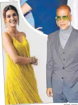  ?? PHOTO: YOGEN SHAH ?? (Above) Kriti Sanon and Akshay Kumar will star together in Housefull 4; (Inset) Aamir Khan will be seen with Fatima Sana Shaikh in Thugs of Hindostan
