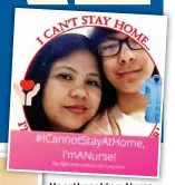  ??  ?? Heartbreak­ing: Nurse Leilani Medel (left) and with w daughter Carmina