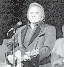  ?? MIchael Ainsworth / TNS ?? “Forever Words” features country, rock and pop stars who’ve put together 16 tracks based on Johnny Cash’s unpublishe­d poems and lyrics.