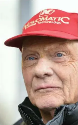  ?? BILD: SN/APA/HERBERT NEUBAUER ?? Niki Lauda wurde eine Lunge transplant­iert..