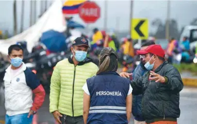  ?? / Gustavo Torrijos ?? En Bogotá hay 22 comisiones de derechos humanos que buscan prevenir abusos a los marchantes.