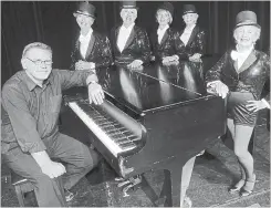  ?? HAMILTON SPECTATOR FILE PHOTO ?? Carl Horton is surrounded by dancers from the cast of Geritol Follies in 2005.