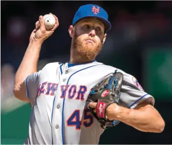  ??  ?? Zack Wheeler llega a los Filis para reforzar notablemen­te la rotación abridora de ese club.