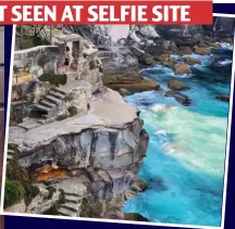  ??  ?? January 2020: Madalyn Davis, 21, is feared to have fallen at a dangerous Sydney beauty spot