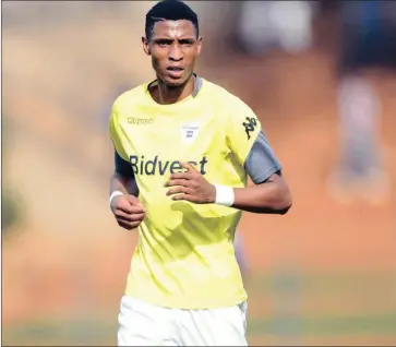  ?? Isithombe: BACKPAGEPI­X ?? UVINCENT Pule obegijimi kwiBidvest Wits, uthi weneme ngokuba kwi-Orlando Pirates azoqala ukugijima kuyona ngesizini ezoqala