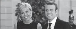  ??  ?? Brigitte Trogneux dhe Emmanuel Macron