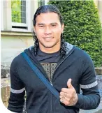  ??  ?? Carlos Pena got a big thumbs down from Rangers fans