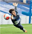  ??  ?? World record: Kepa Arrizabala­ga was signed by Chelsea for £71.6 million in August 2018