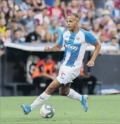  ?? FOTO: GETTY ?? Martin Braithwait­e
El delantero del Leganés es el elegido por el Barça para reforzar la delantera