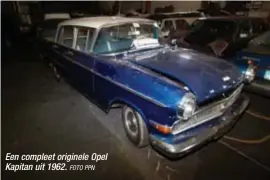  ?? FOTO PPN ?? Een compleet originele Opel Kapitan uit 1962.