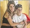  ?? CONTRIBUTE­D ?? Pamela Cohen with her son, Perry, during a June 2015 trip to the Bahamas.