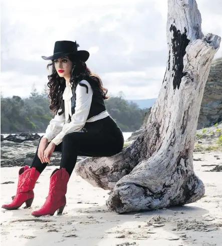  ??  ?? Singer Lindi Ortega has released a new concept album, Liberty, and plays her hometown’s Festival Hall for a sold-out show April 12.