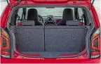  ??  ?? PRACTICALI­TY GTI’S boot capacity stands at 251 litres with 60:40 rear seats in the upright position. Fold them and load bay increases to 951 litres. The car is only a four-seater, but space is good