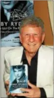  ??  ?? Bobby Rydell visits the Upper Darby-Sellers Library to discuss and sign his book “Teen Idol on the Rocks” on June 16.