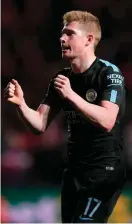  ??  ?? Kevin de Bruyne: Final goal