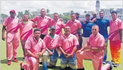  ?? Picture: JONA KONATACI ?? Fiji Crciket squad members during the trials during their trial at Albert Park yesterday.