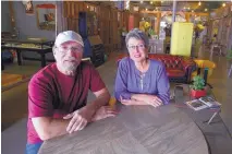  ??  ?? Katherine and Bob Riolo have opened The ABQ Collective in a former furniture and lighting store.