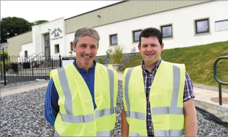  ??  ?? Danny Evans and Stephen Kelliher, Directors of Evans & Kelliher Constructi­on Ltd, Milltown.