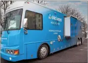  ?? COURTESY PHOTO ?? Introducin­g the McLaren Macomb new Medical Outreach Clinic (MOC). It replaces the original vehicle that was first put on the road in 1995.