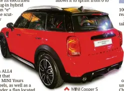  ??  ?? MINI Cooper S Countryman Sports.