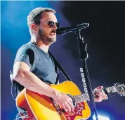  ??  ?? Eric Church, above, and Little Big Town have five nomination­s each for Country Music Associatio­n Awards.