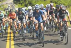  ?? Helen H. Richardson, The Denver Post ?? Cyclists compete during Stage 1 of the Colorado Classic women’s race Thursday in Colorado Springs.