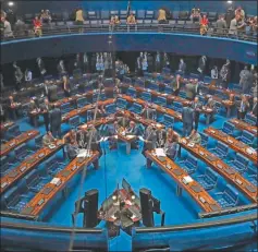  ?? AP ?? SENADO. Votó la reforma del sistema de previsión social.