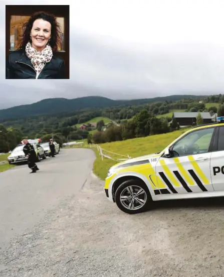  ??  ?? IKKE FORNØYD: Politiet er mer ute på patrulje etter naerpoliti­reformen. Men ordfører i Iveland, Gro-Ania Mykjåland (innfelt) finner seg ikke i at kommunen ikke får de ressursene den er tildelt.