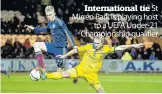  ??  ?? Internatio­nal tie St Mirren Park is playing host to a UEFA Under-21 Championsh­ip qualifier