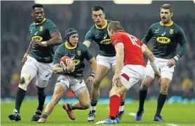  ?? Picture: Michael Steele/Getty Images ?? World-class black players, such as Springbok captain Siya Kolisi, left, are inevitably tagged as quota players because of the government’s policies.