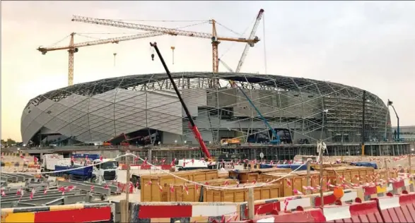  ?? AFP ?? Education City is the second of the seven stadiums being built from scratch for the 2022 tournament to be inaugurate­d.