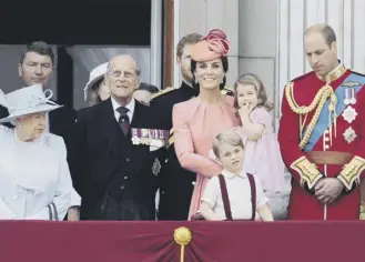  ??  ?? Trooping the Colour, June 2017