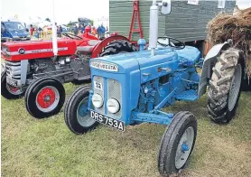  ??  ?? A restored New Performanc­e Fordson Super Dexta