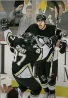  ?? Associated Press ?? Penguins centers Evgeni Malkin and Sidney Crosby have been teammates since 2006.