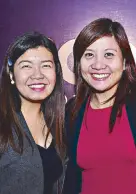  ??  ?? Globe manager for content Aira Palad and director for content Chesca Ambrosio.