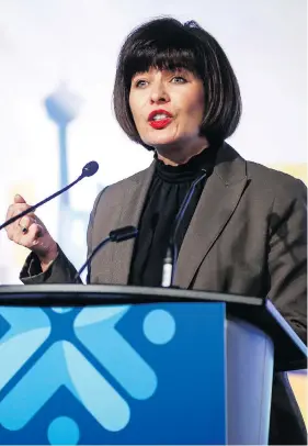  ?? JEFF MCINTOSH / THE CANADIAN PRESS ?? Federal Health Minister Ginette Petitpas Taylor said on Wednesday that her ministry intends to share with Ontario’s Progressiv­e Conservati­ve government its data showing that overdose prevention sites and supervised consumptio­n sites work.