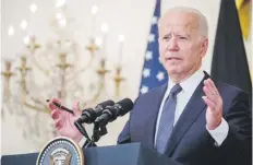  ?? efe / epa / shawn thew ?? Biden consideró “decepciona­nte” el fallo del juez de Texas en contra del programa de Acción Diferida (DACA).