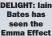  ??  ?? DELIGHT: Iain Bates has
seen the Emma Effect