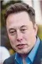  ??  ?? Tesla Motors chief executive officer Elon Musk