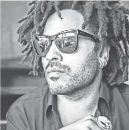  ??  ?? Lenny Kravitz plays the Comerica Theatre on Wednesday.