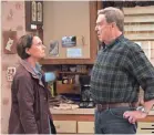  ?? BYRON COHEN/ABC ?? Laurie Metcalf and John Goodman have become more central to “The Conners.”