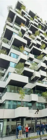  ?? ?? Il palazzo
Il bosco verticale inaugurato a Eindhoven