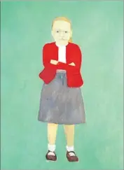  ?? Susanne Vielmetter Los Angeles Projects ?? KIM DINGLE’S “Portrait of Ed Sullivan as a Young Girl” is on view at her solo show in Culver City.